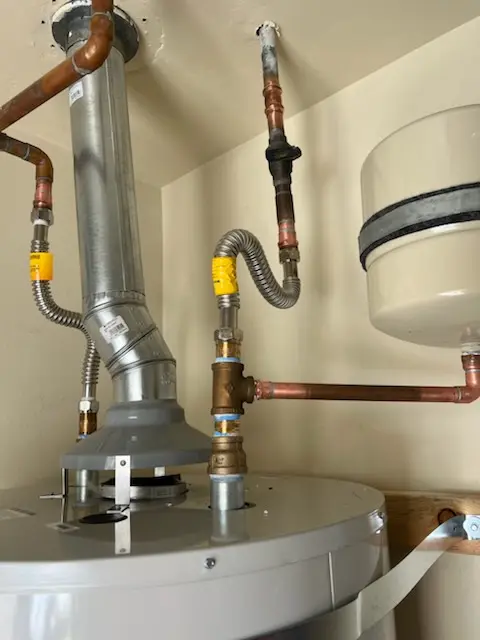 Water heater installation and plumbing repair in Walnford